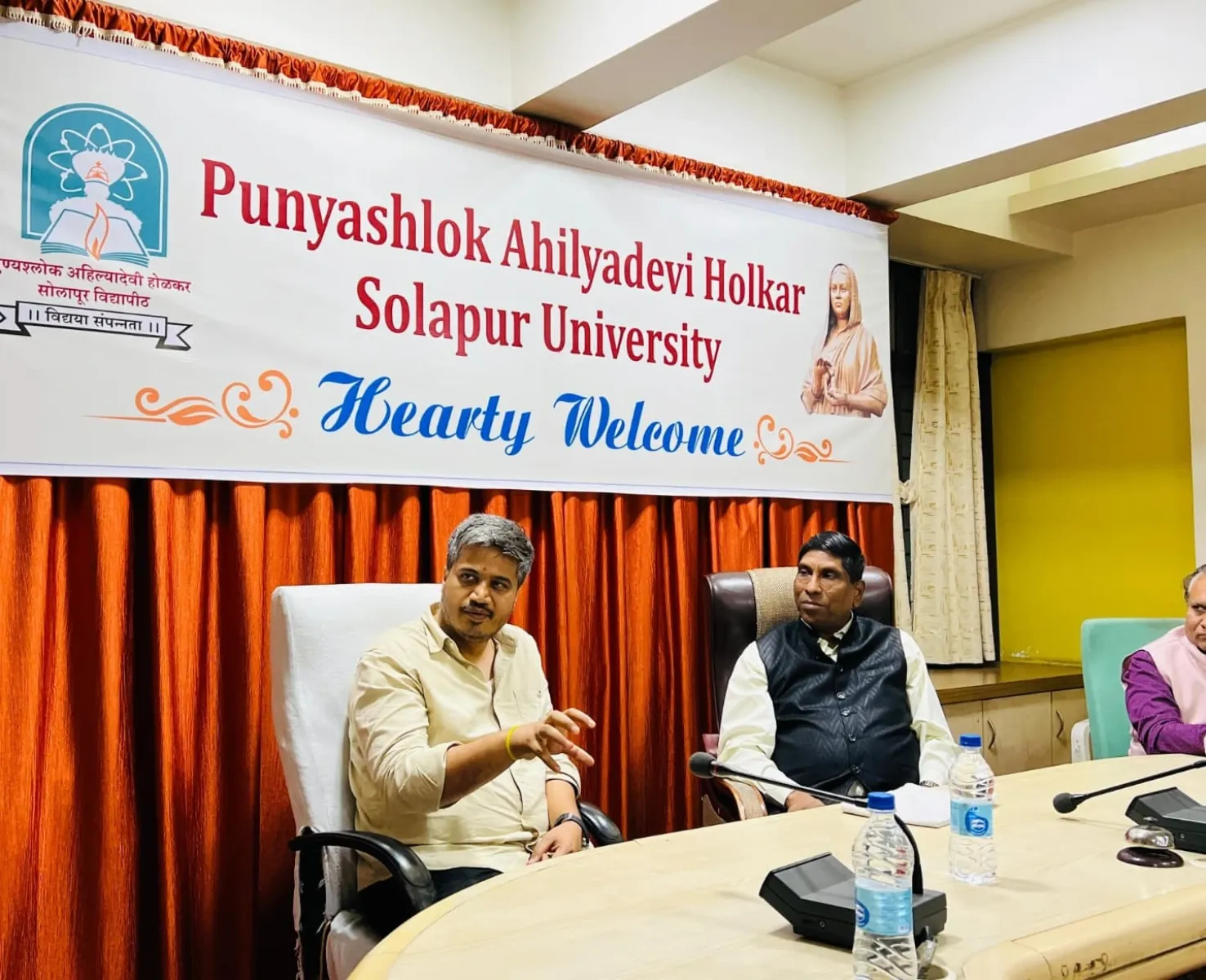 University officials and MCA authorities converge in Solapur to boost cricket facilities!!