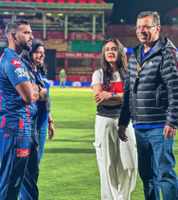 Dr. Sanjiv Goenka Meets Preity Zinta And Ness Wadia