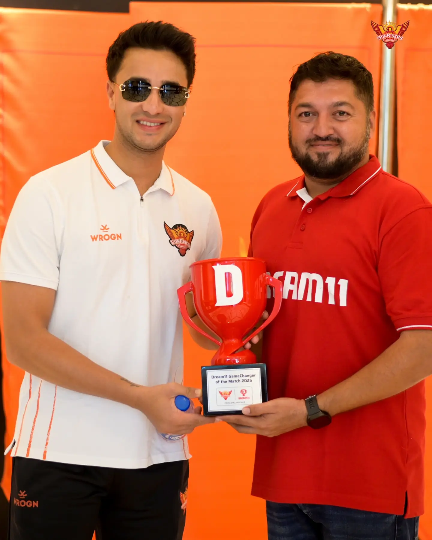 Dream11 Game Changer Award Honors Abhishek Sharma Champion fan Jethva Safi Salimbhai honors Abhishek Sharma's stellar knock in a tight game
