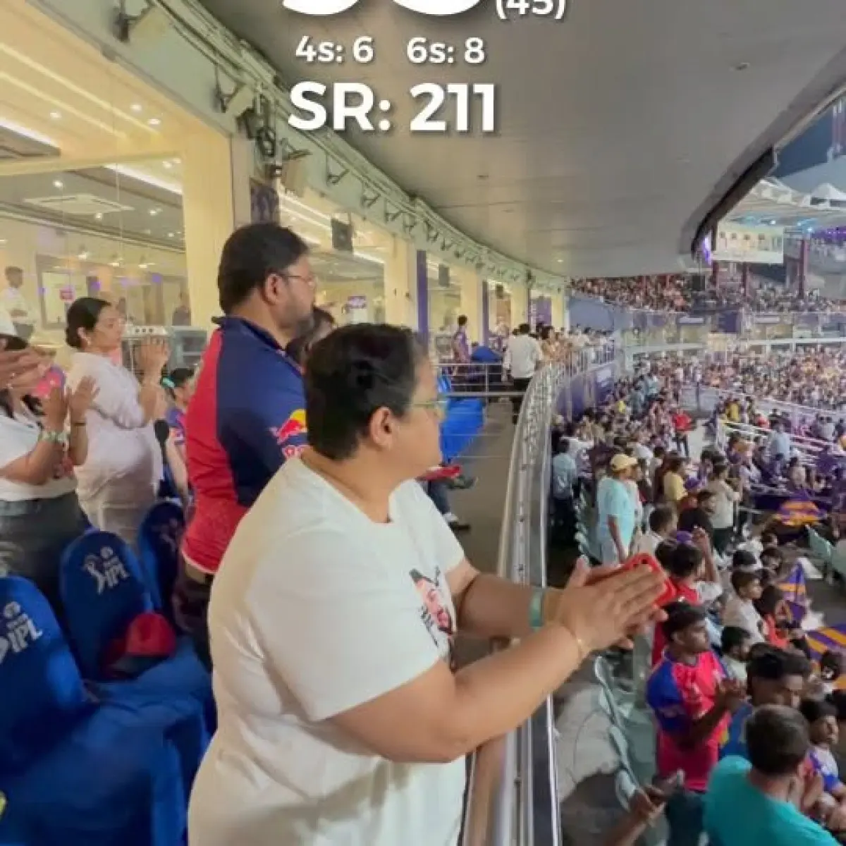Eden Garden Applauds Rajasthan Royals IPL2025 ignites green grounds; Eden Garden applauds Royals Family with fervor and flair!!!