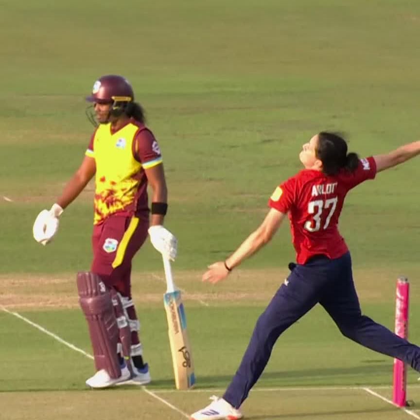 Em Arlott Claims First International Wicket