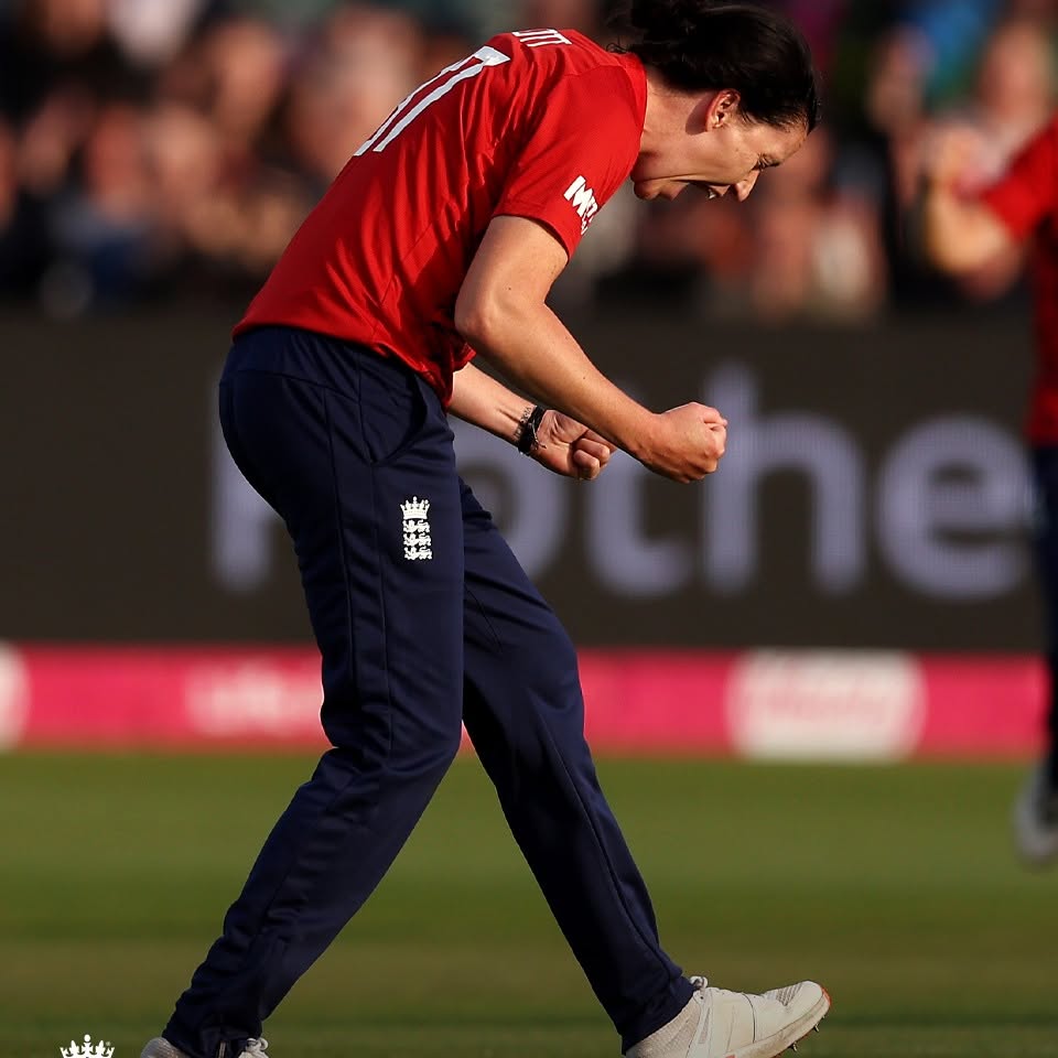Em Arlott Claims First International Wicket
