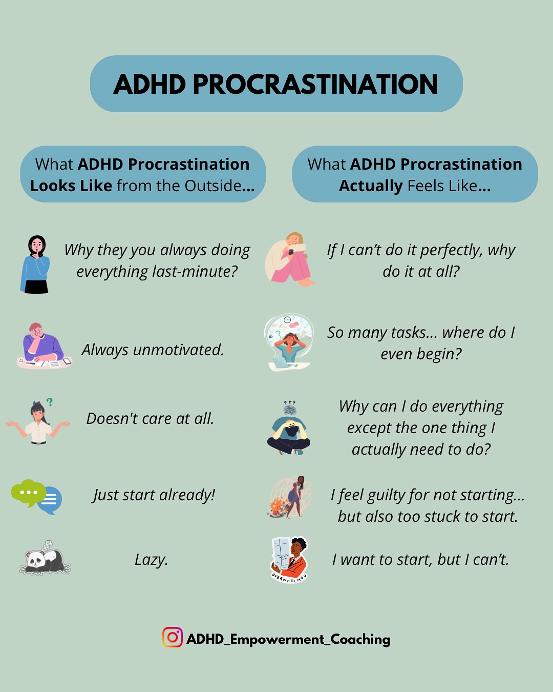 Embracing ADHD Procrastination With Empowered Strategies