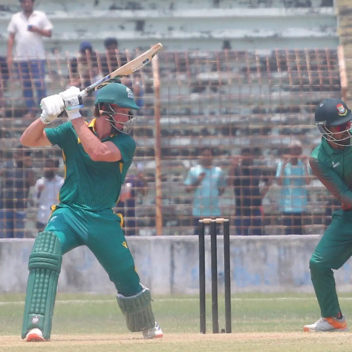 Emerging ODI Thriller: SA Edges BD By 10 Runs Thrilling ODI clash in Rajshahi sees emerging teams battle closely as series levels 1-1!!