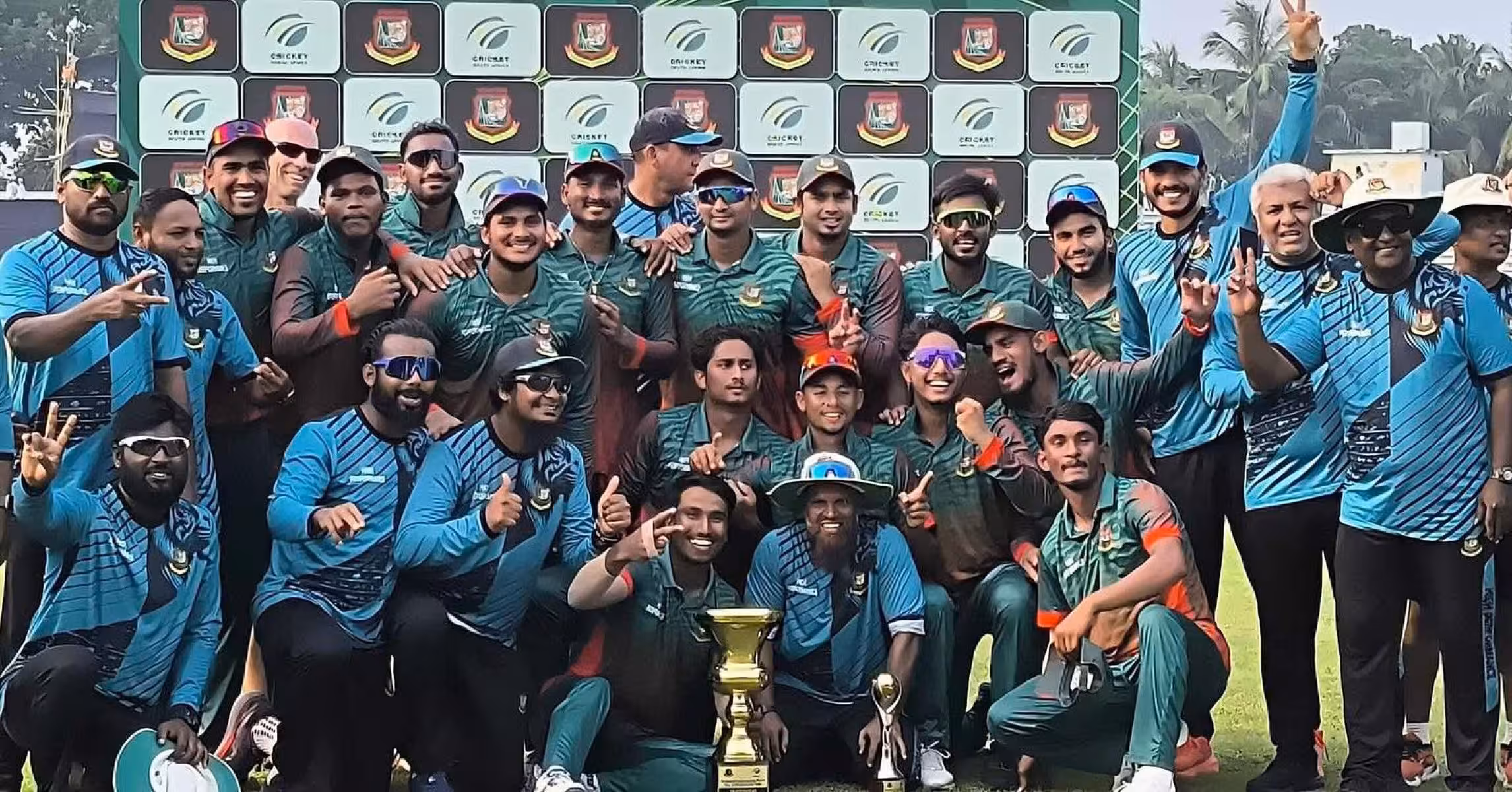 Emerging Team Triumph: Mushfiqur Rahim Cheers Rajshahi Honouring a sterling series win with loyal support, bright prospects and new local spirit!