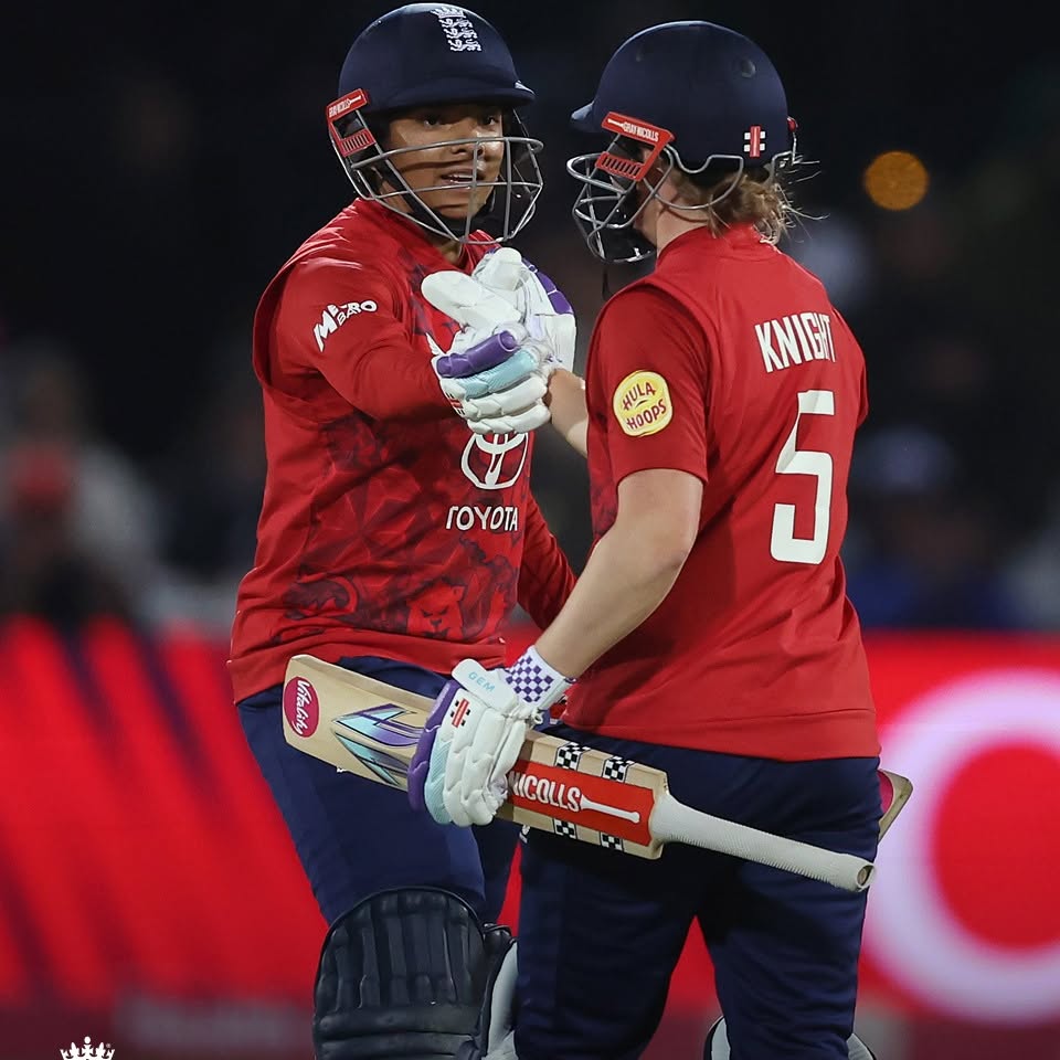 England Captain Heroics As Em Arlott International Debuts