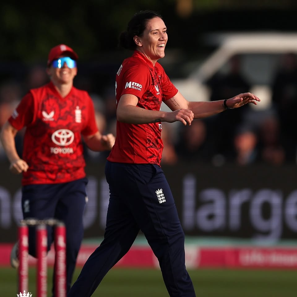 England Captain Heroics As Em Arlott International Debuts
