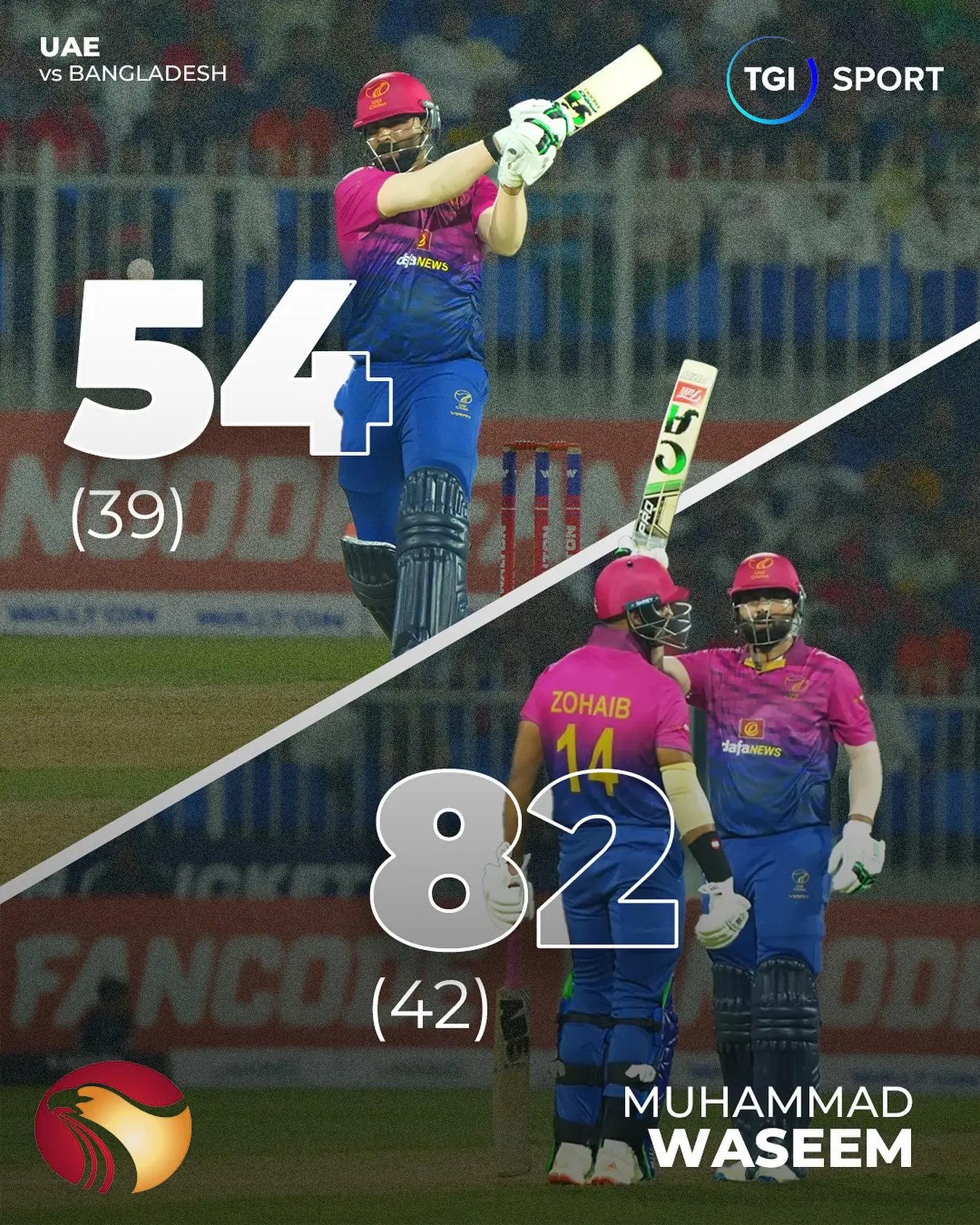 Exceptional Series Shines for Muhammad Waseem UAE captain delivers standout series magic, wowing fans with sheer power and top precision.