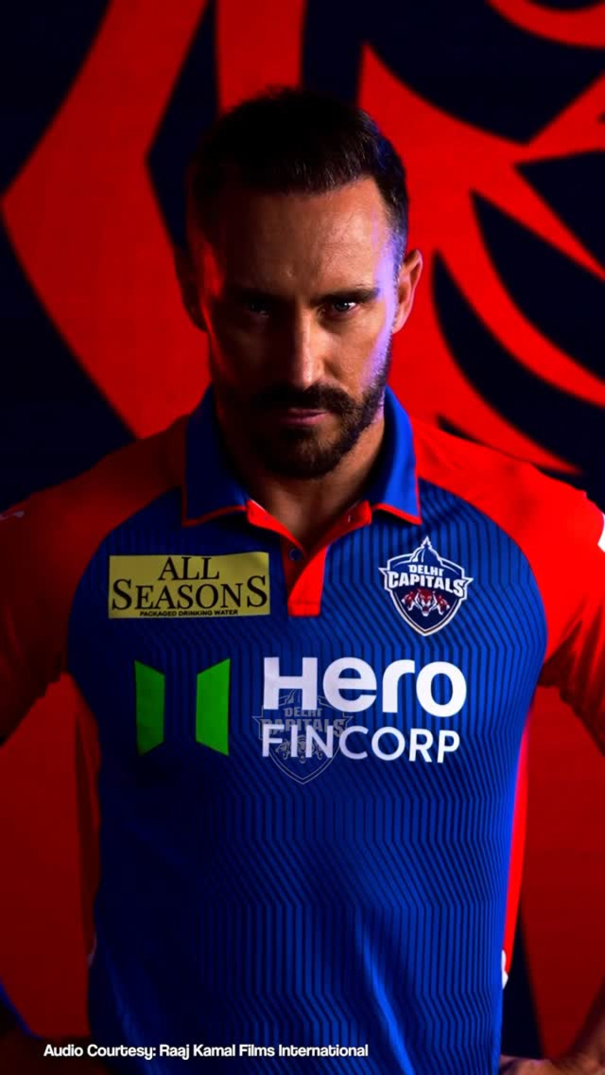 Delhi Capitals honors cricket icon Faf du Plessis with an artistic match day tribute
