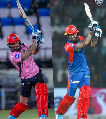 Delhi Capitals' IG post spotlights Faf's flawless straight shot, igniting fans' excitement