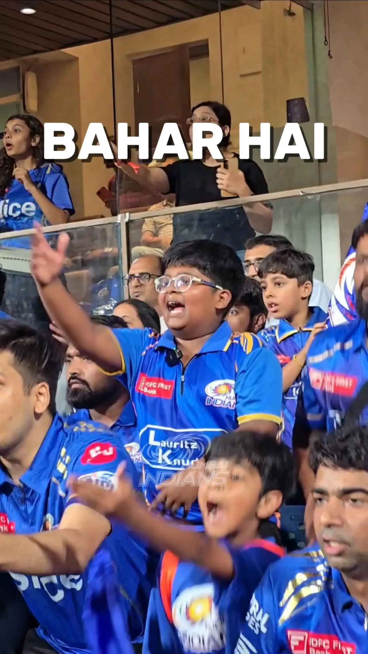 Mic’d Fan Highlights Passion At Mumbai Indians Game Fan mic’d live showcases raw emotion and zeal, igniting Mumbai's home game spirit on-site.