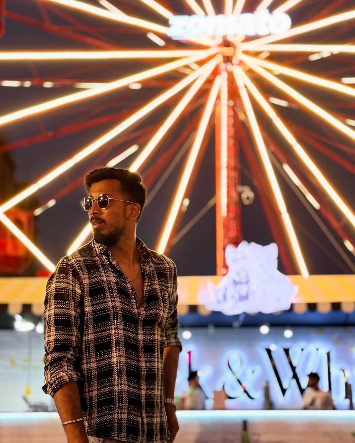 Ferris Wheel Feels: Ishan Porel’s Leisure Ride Ishan Porel finds calm joy on a ferris wheel, balancing cricket with pure leisure moments.