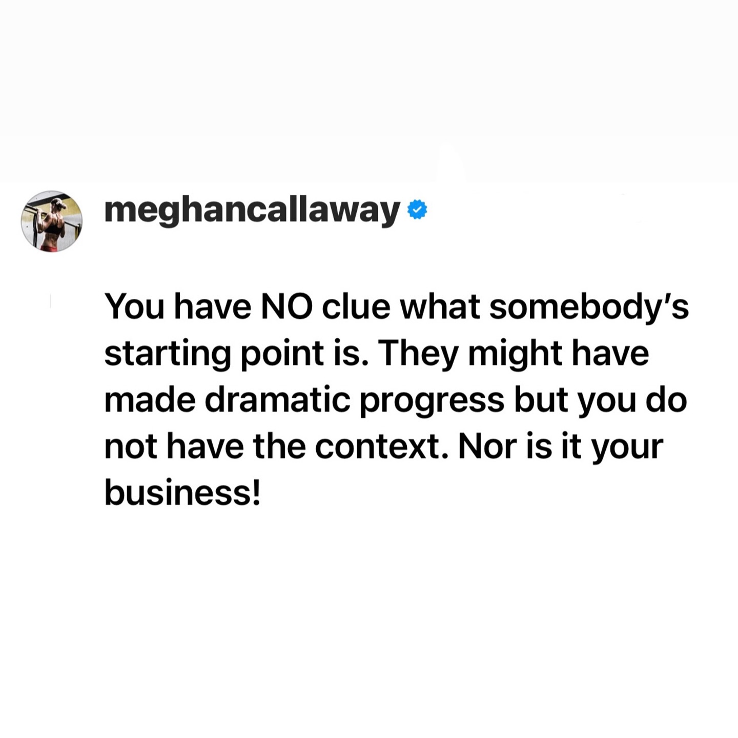 Fitness Coach Meghan Callaway on Negative Comments