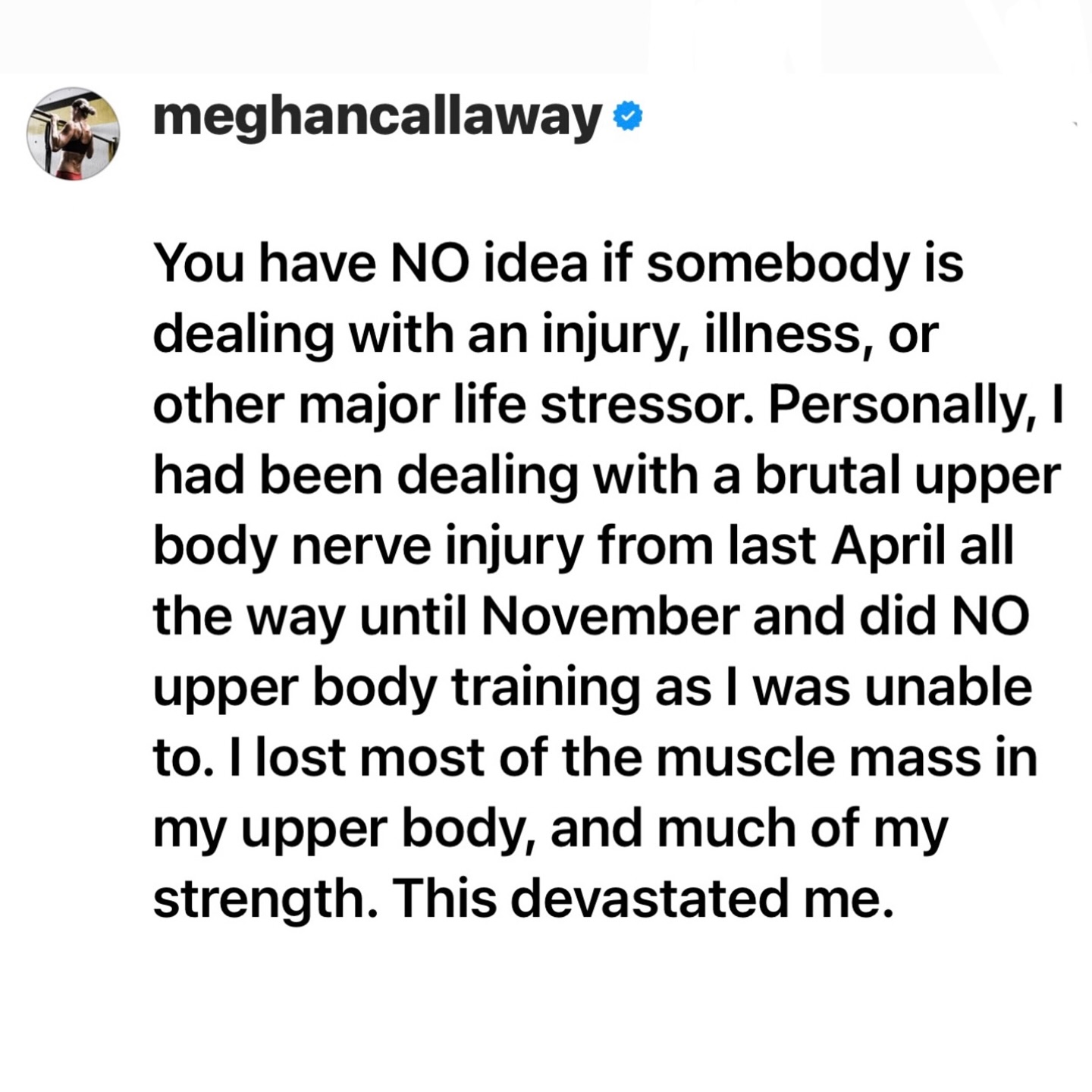 Fitness Coach Meghan Callaway on Negative Comments