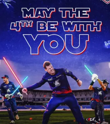 Star Wars Day: Washington Freedom ignites cricket passion, uniting fans across galaxies.!!