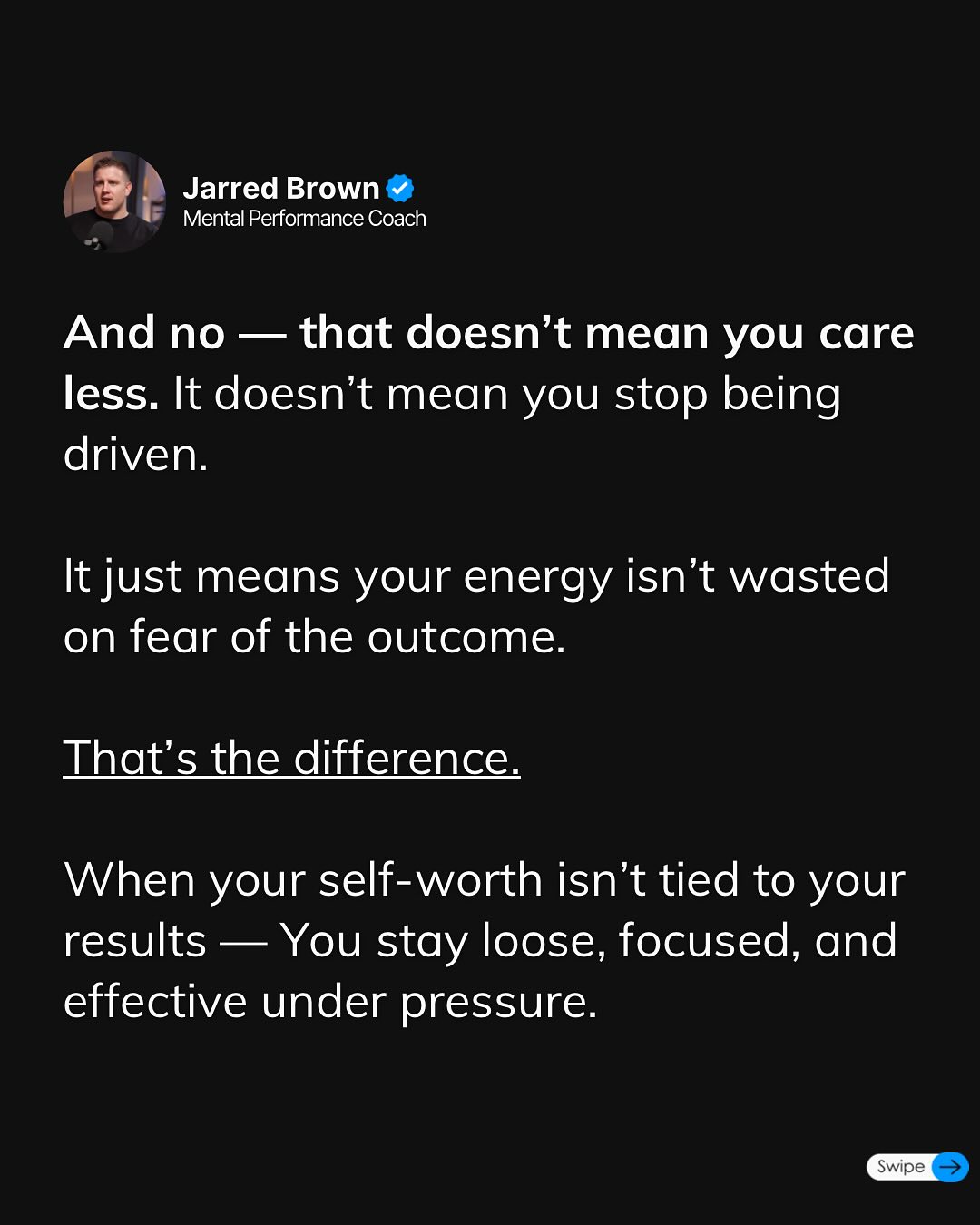 From Fear to Flow: Jarred Brown's Mental Edge