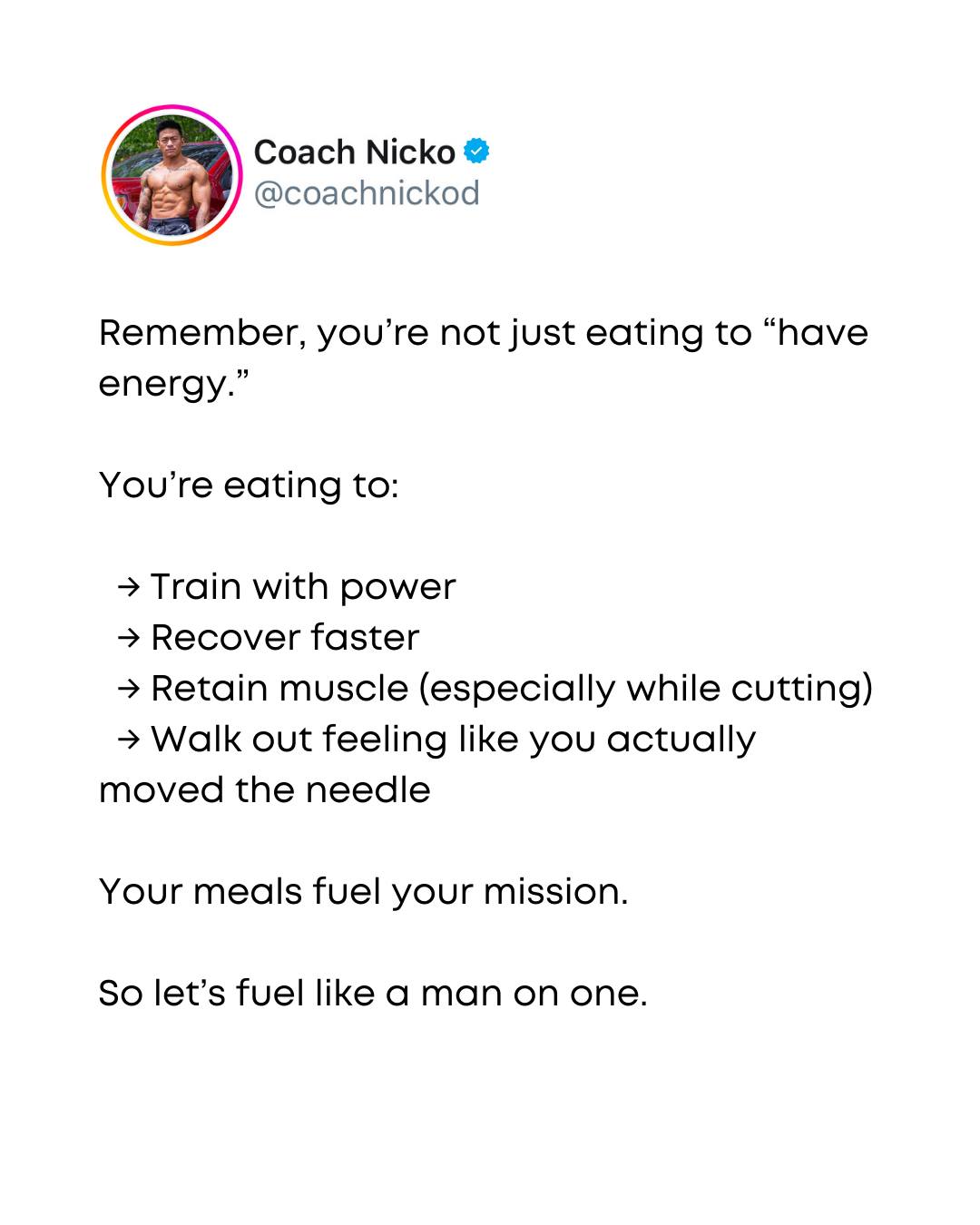 Fuel Your Mission: Preworkout Meal Guide