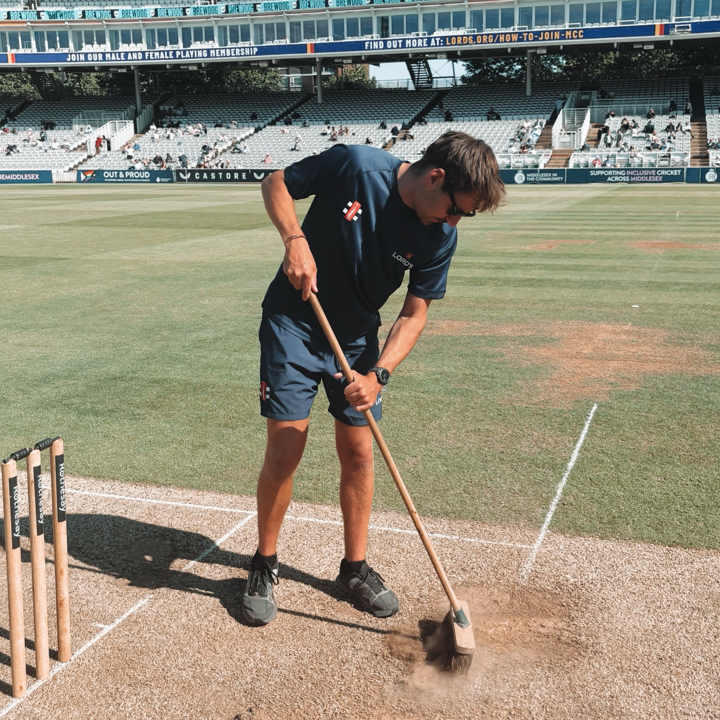 Game 8 Action Captured at Lord's