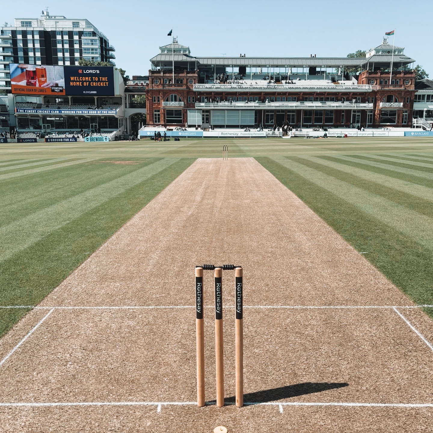 Game 8 Action Captured at Lord's