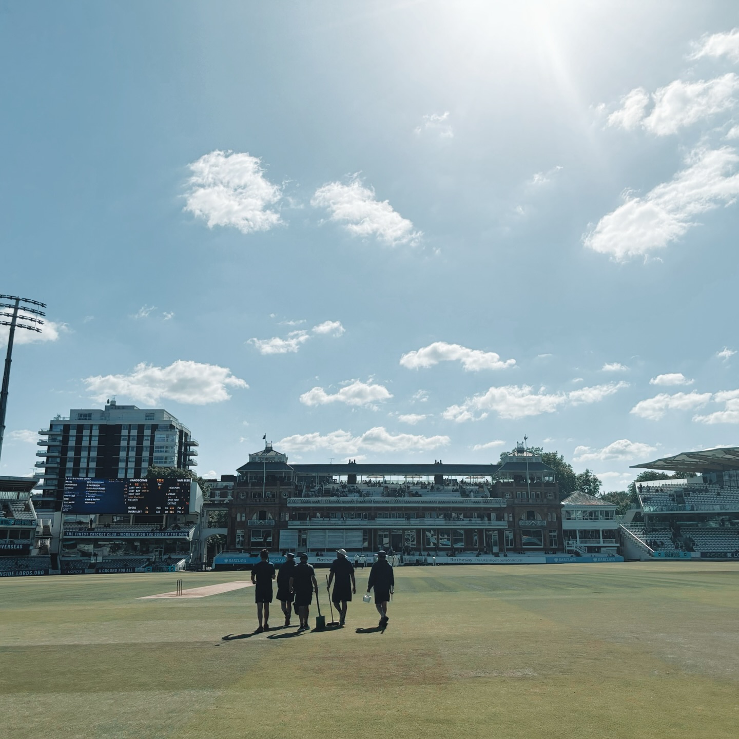 Game 8 Action Captured at Lord's