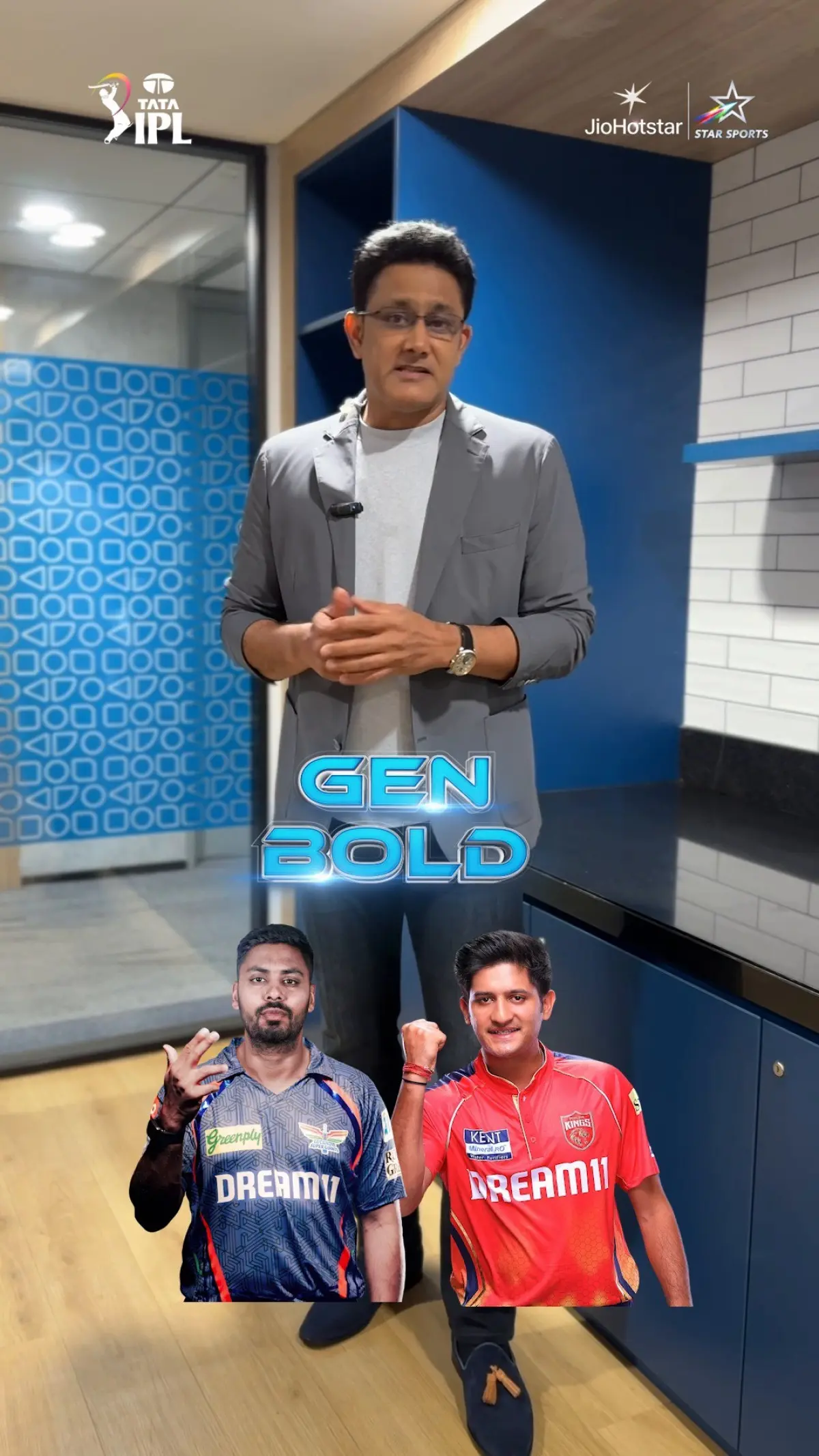 Gen Bolds: Spotlight On PBKS vs LSG Anil Kumble picks Gen Bold players – a thrilling preview before PBKS vs LSG showdown live!