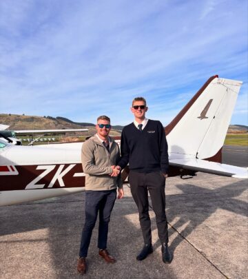 Glenn Phillips flies solo circuit in his journey toward the coveted PPL – a stunning leap!