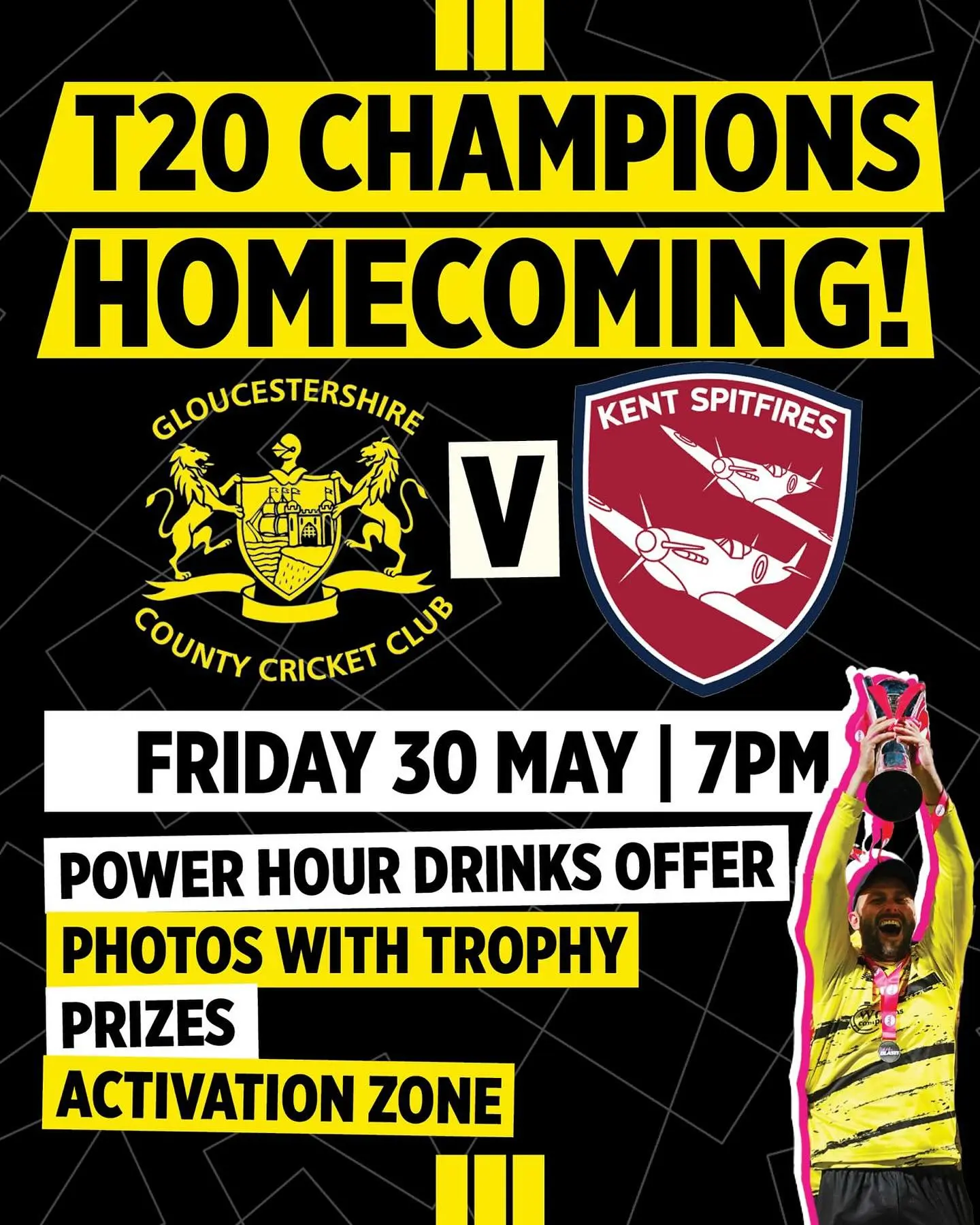 Gloucestershire Cricket Celebrates Blast Champions Join a thrilling T20 Homecoming featuring pre-match shows, pyro displays, deals, and more!