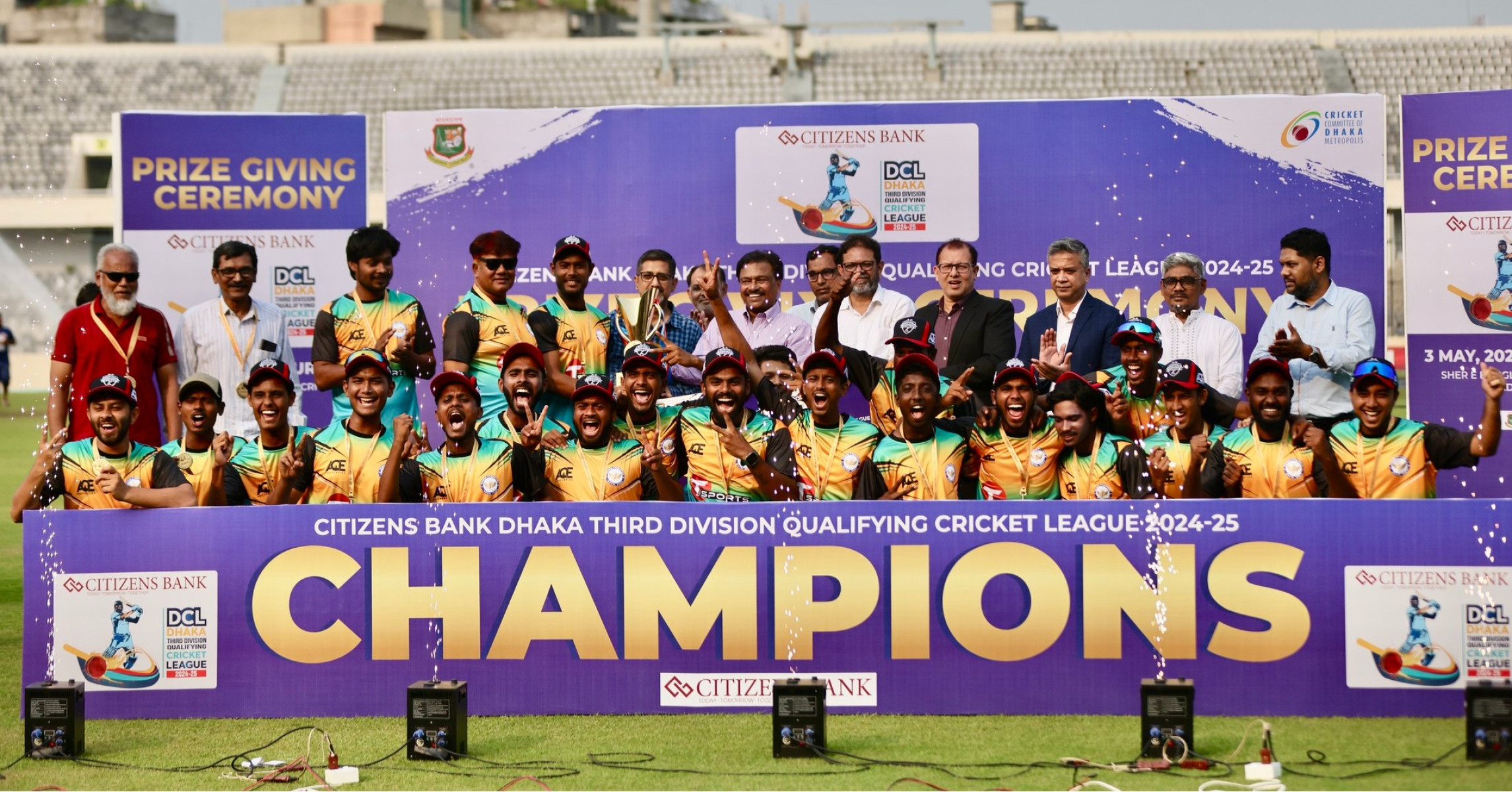 Grassroots Cricket Prize Distribution In Dhaka An inspiring celebration spotlighting emerging teams and unwavering passion for the game!!