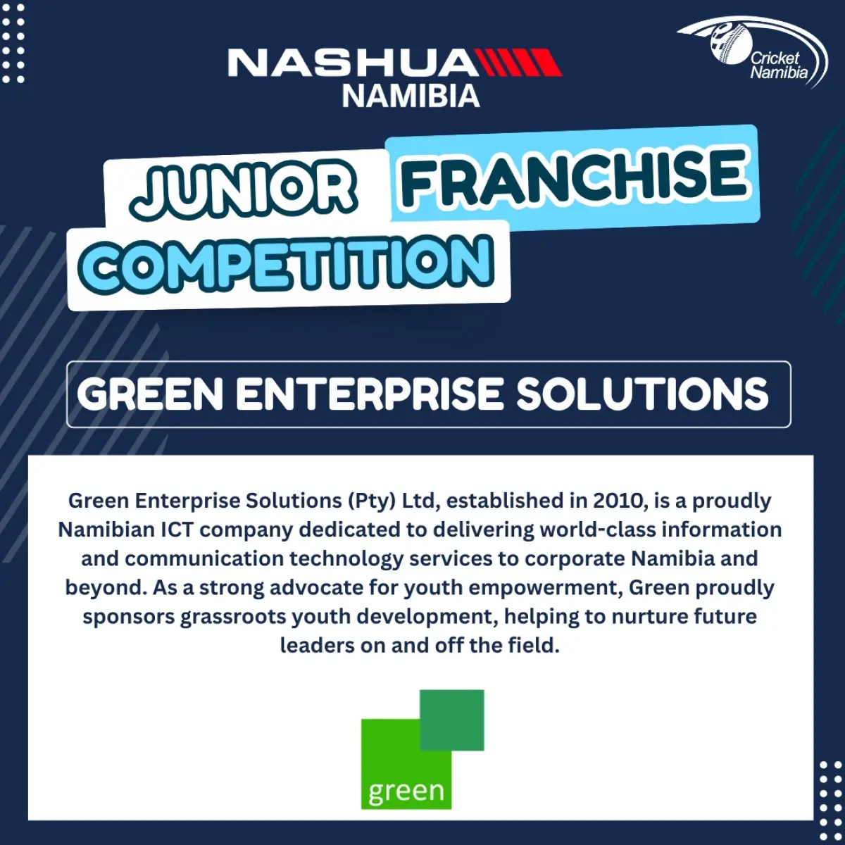 Elevating junior talent with fresh ownership, ushering in a dynamic era for Namibia cricket.