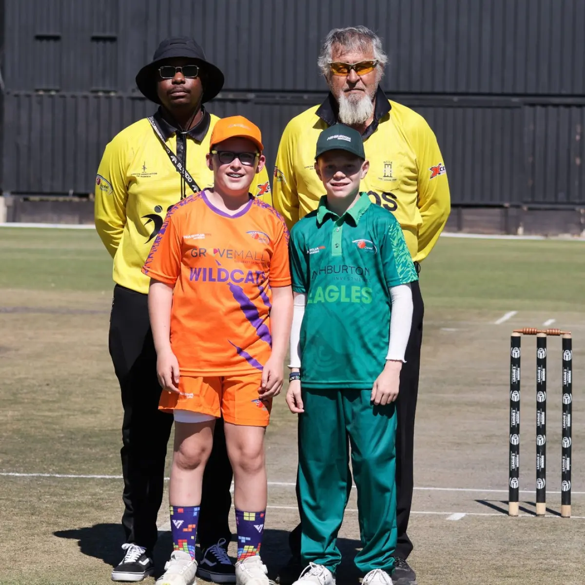 Youthful cricketers shine as Wildcats choose batting igniting a bold U12 match in Namibia!