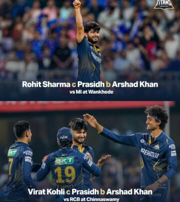 Gujarat Titans’ Arshad Khan Promotes Prized Wickets