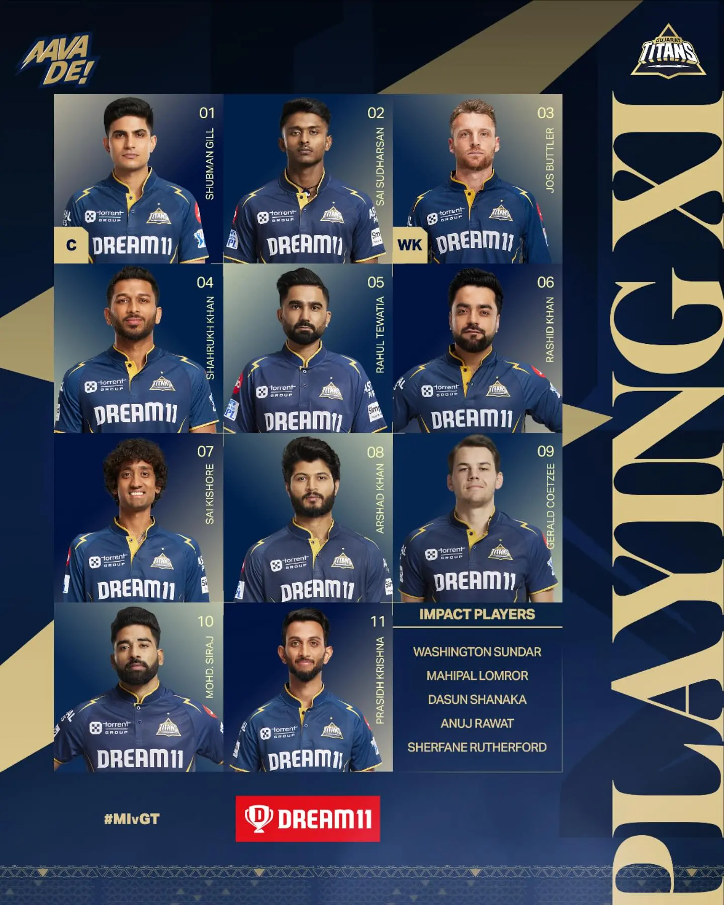 Gujarat Titans Launch New Season Campaign Inspiring fans with a bold start, Gujarat Titans set the stage for TATA IPL 2025 action.!!