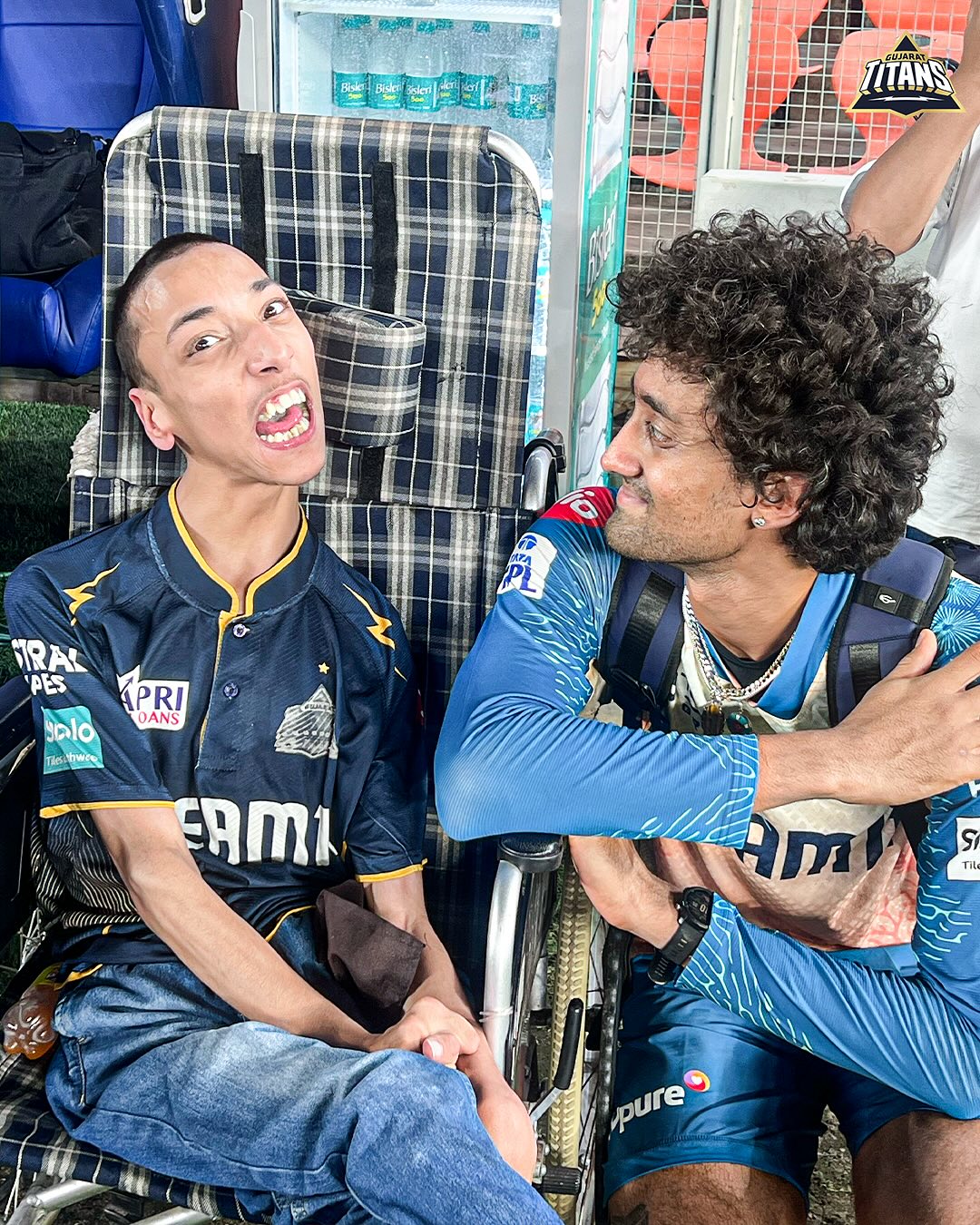 Gujarat Titans Training Boosted By Special Fan Visit