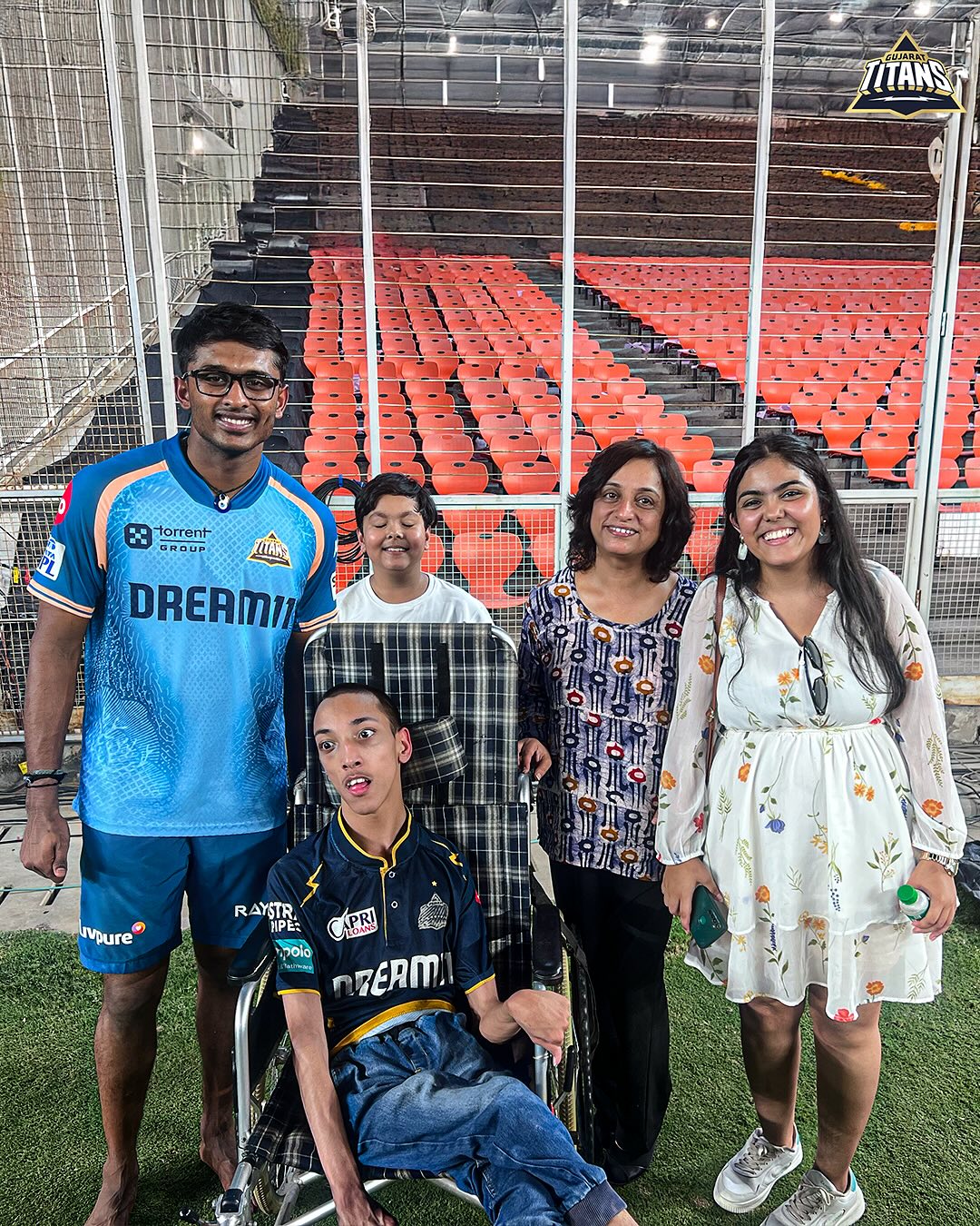 Gujarat Titans Training Boosted By Special Fan Visit