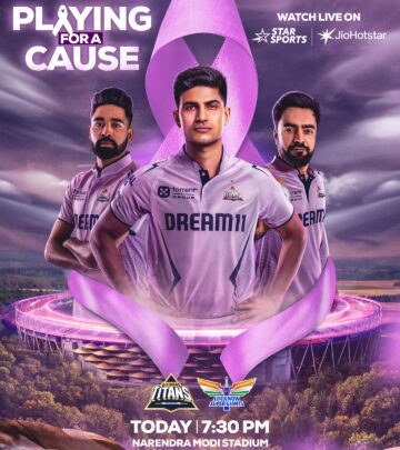 Gujarat Titans Unite In Lavender For Noble Cause