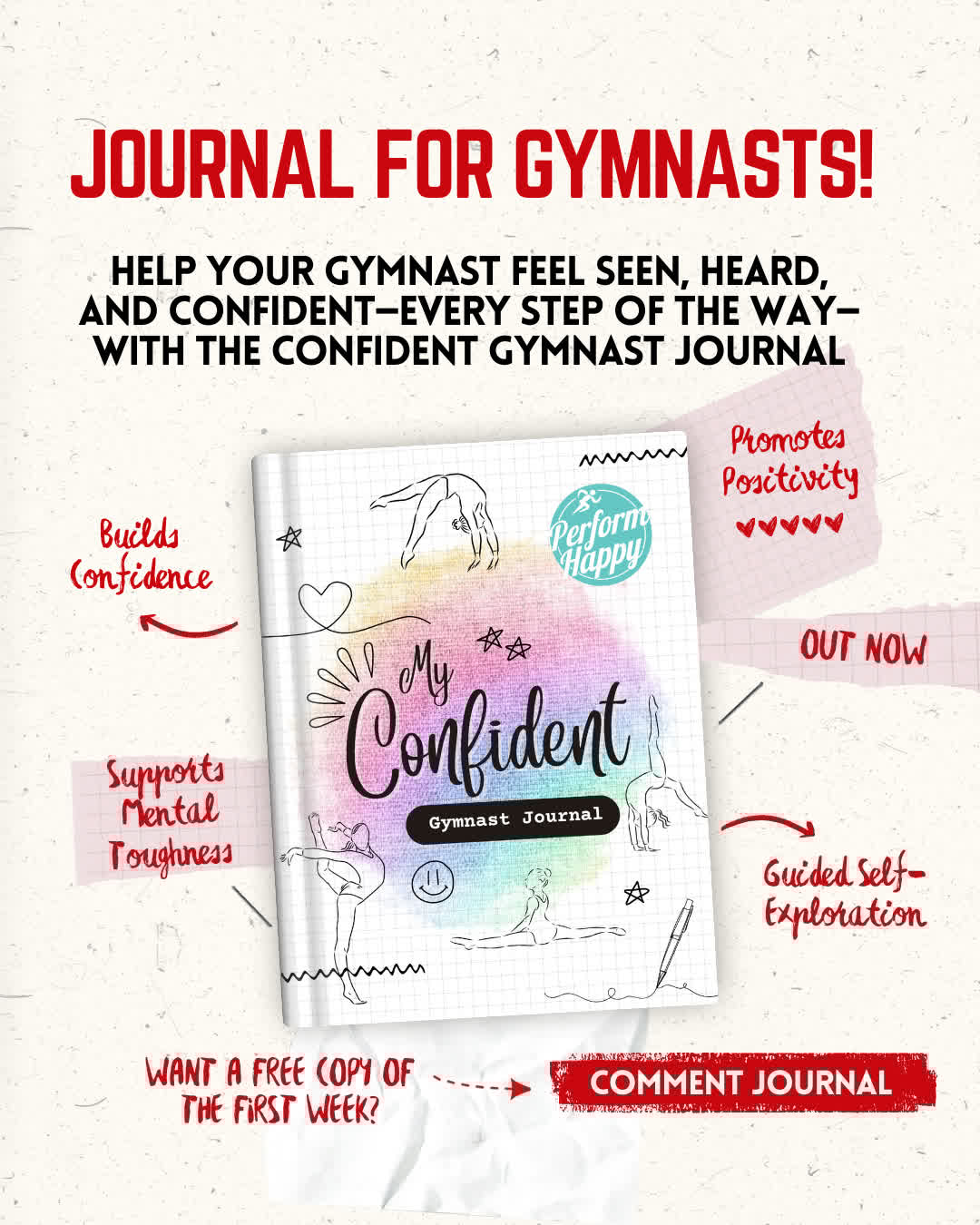 Gymnast Journal Boosts Confidence & Resilience