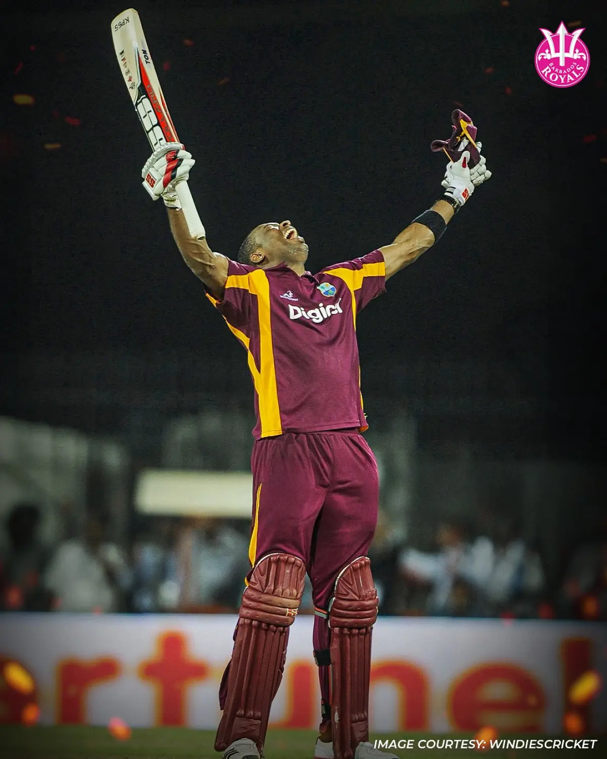 Happy Birthday Polly: No Boundary Is Too Big Barbados Royals honors Kieron Pollard's birthday with stunning batting shots and heartfelt wishes!!
