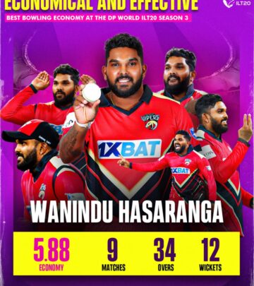Hasaranga’s Bowling Brilliance In ILT20 Season 3