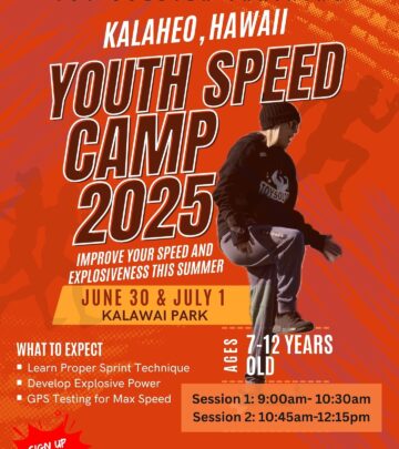Hawaii Summer Speed Camps Ignite Kauai Youth