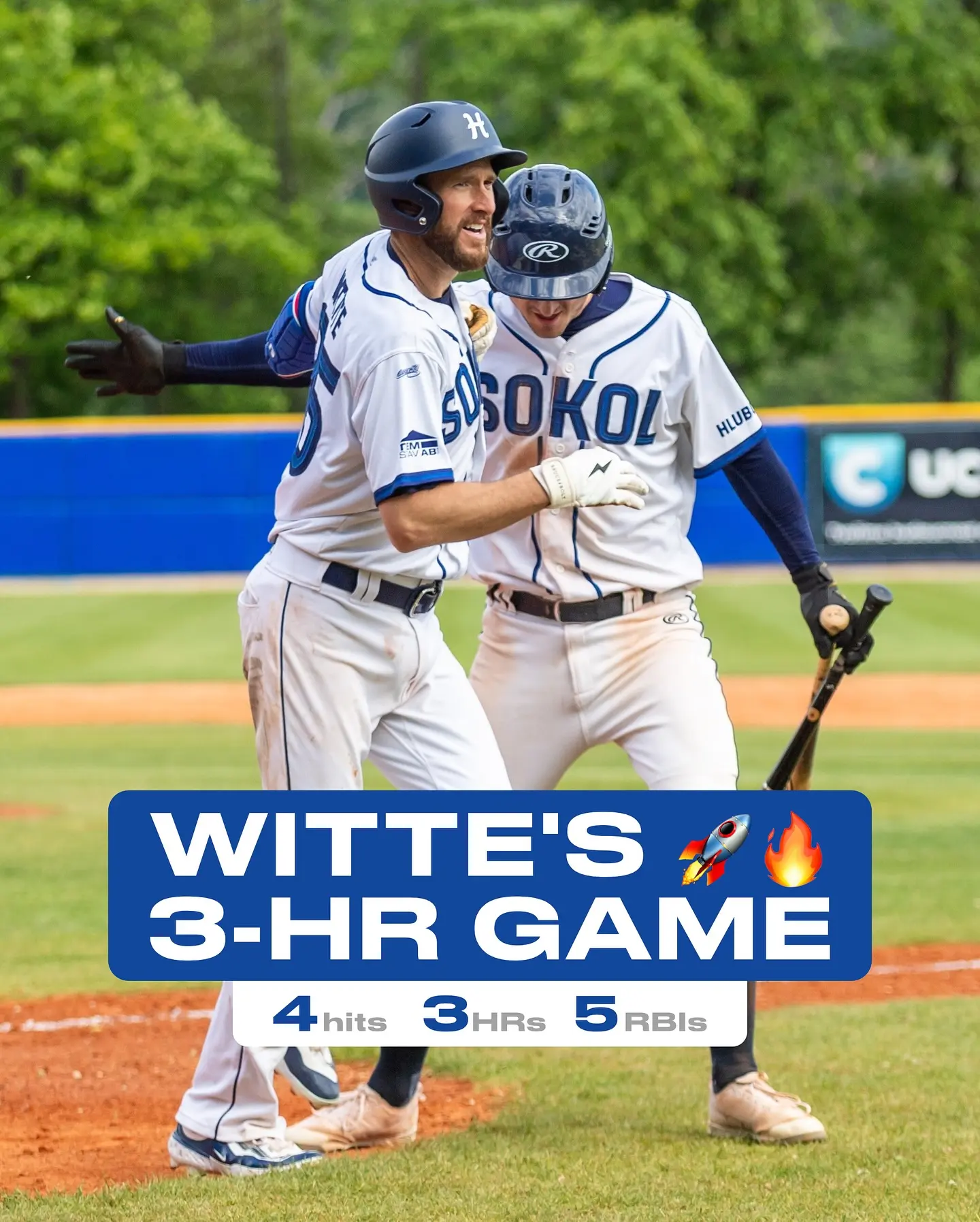 Hitting Coach Jantzen Witte Rakes in Extraliga Showdown Powerful display on the field; Jantzen Witte shows superb hitting skills in Extraliga game.