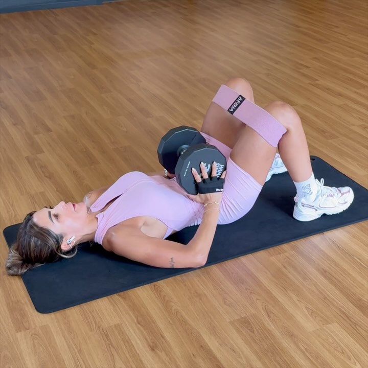 Home Lower Body Workout With Dumbbells And Band