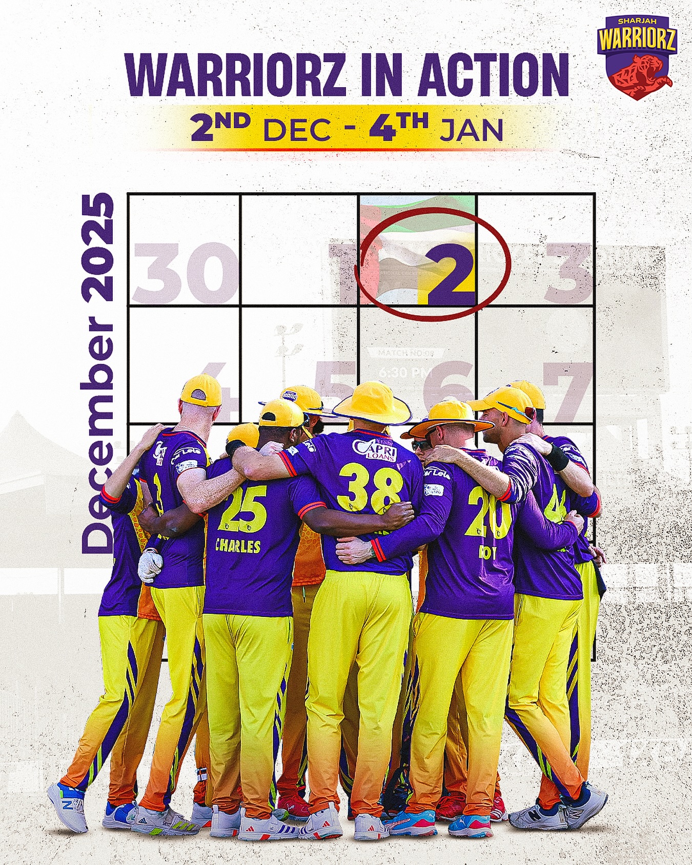 ILT20 Returns With Winter Heat Sharjah Warriorz set to rule ILT20 with winter action from Dec 2025 to Jan 2026 to dazzle.