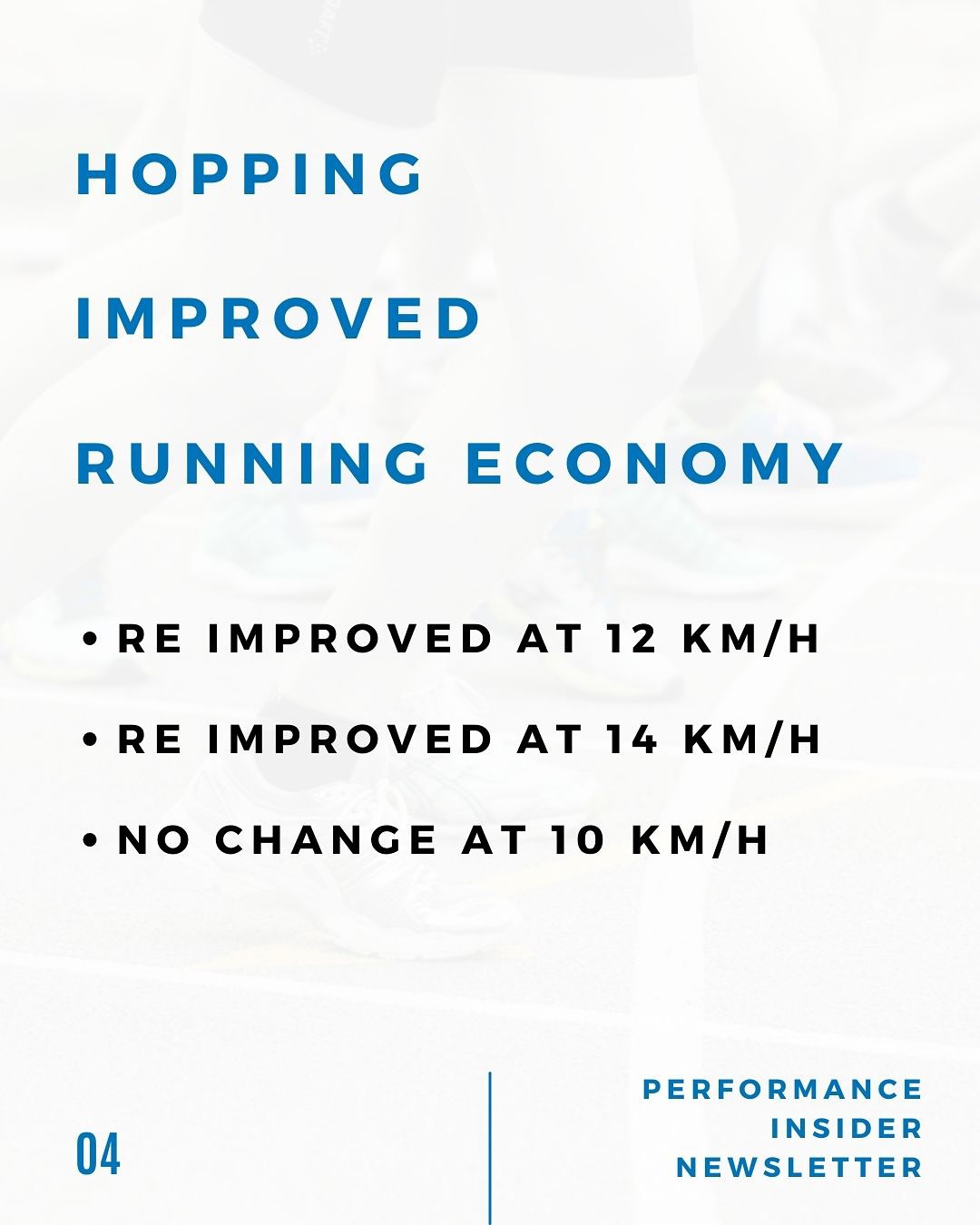 Improve Running Economy With Daily Hops