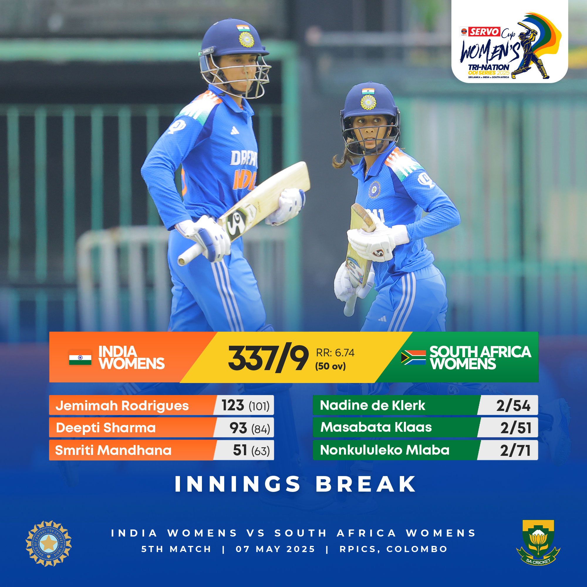 A stunning 337-run inning elevates team spirit and ignites passion in the Servo Cup clash.