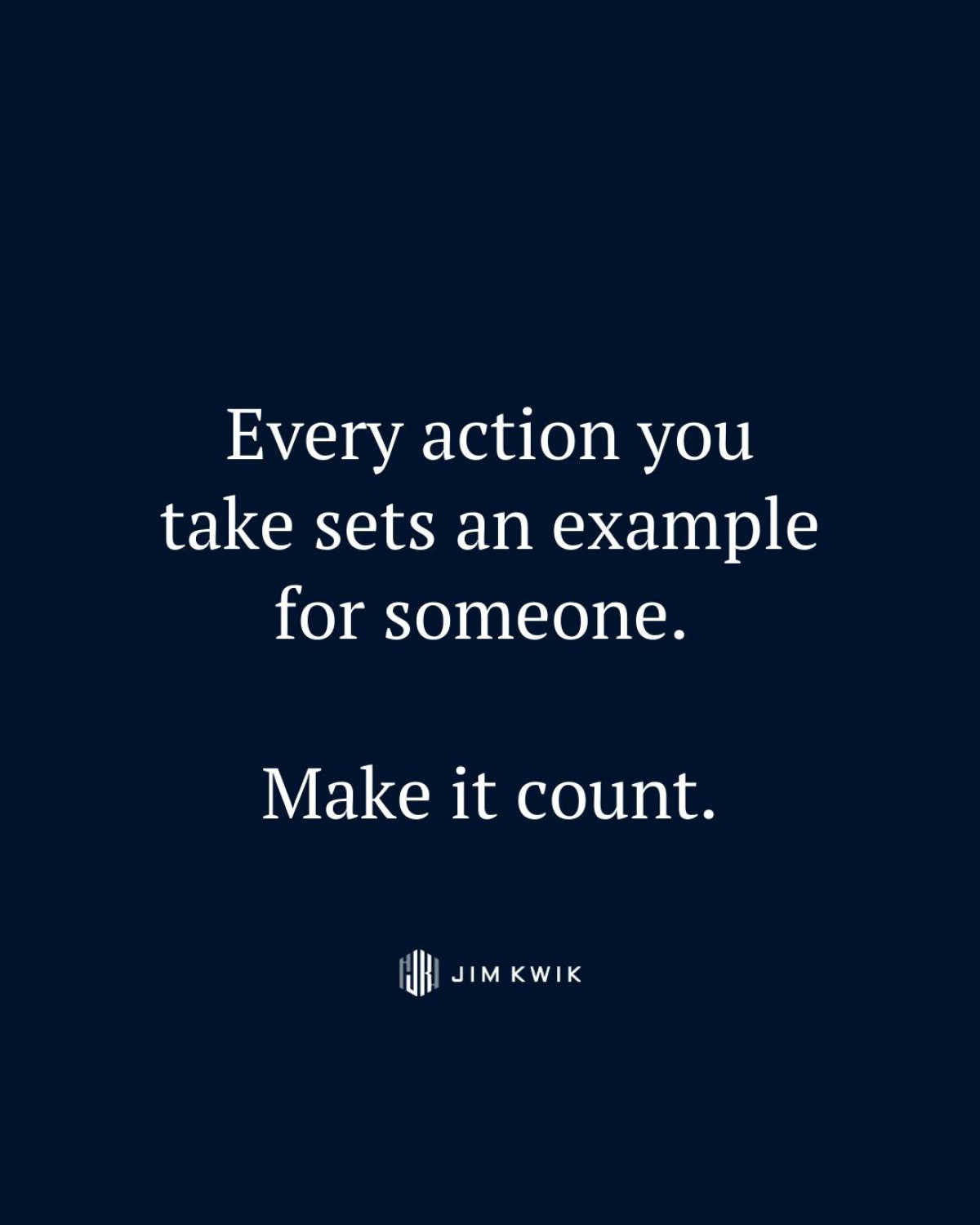 Inspiring leaders show us that every action builds community and creates impact. Always!!!