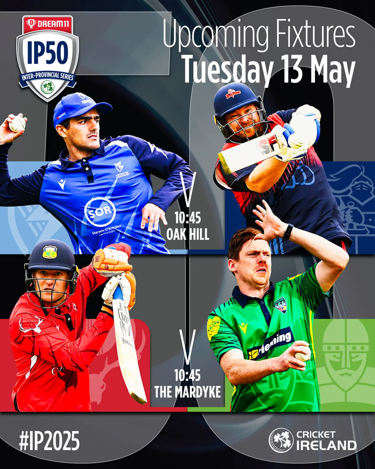 Inter-Pros Gear Up For 50-Over Cricket Action Ireland’s inter-provincial cricket returns tomorrow with fierce contests, vibrant action!!