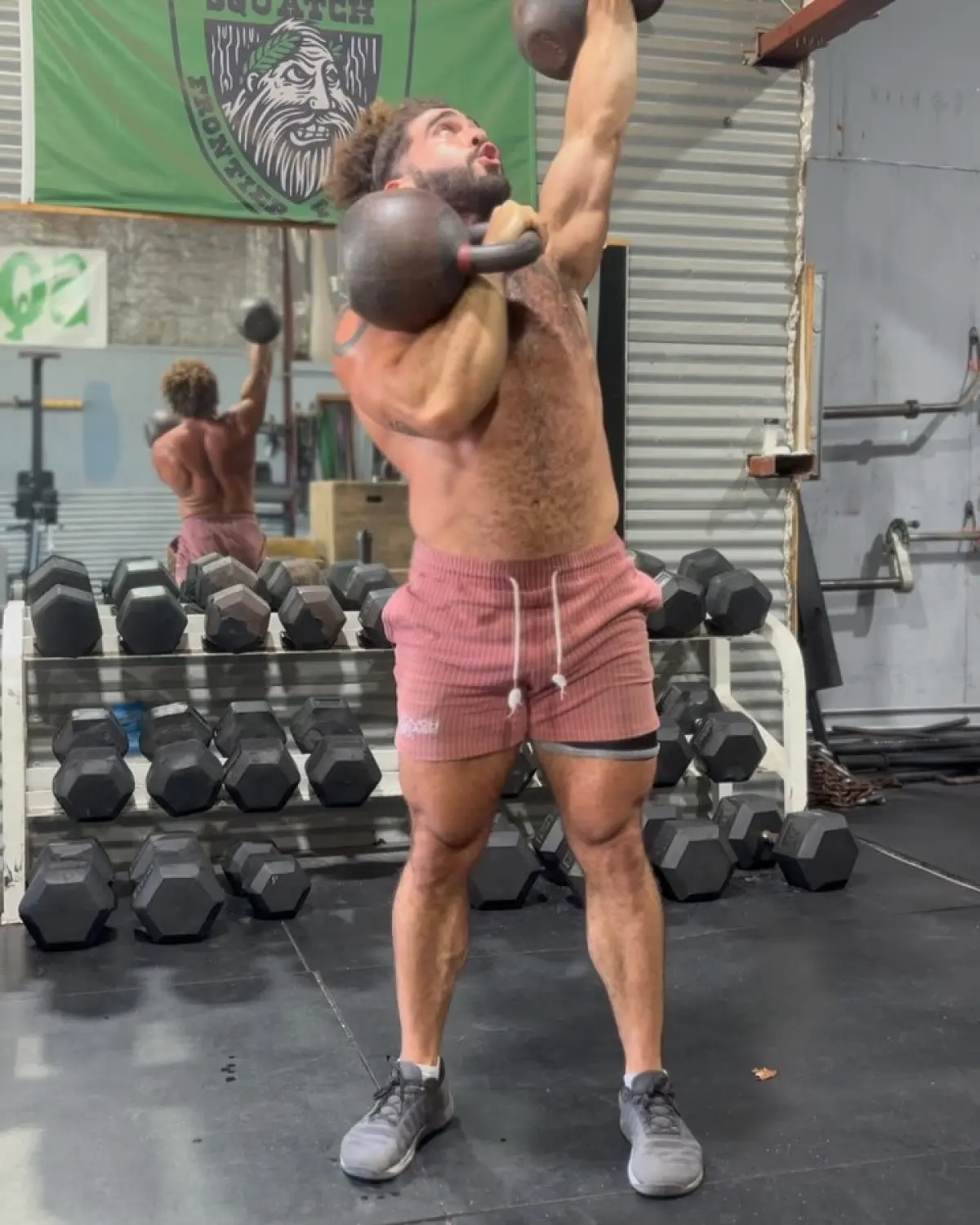 Jarrod Cardona Boosts Strength With 16m Kettlebell EMOM Intense 8-round circuit rotational presses alternating lunges and progressive weight burn.