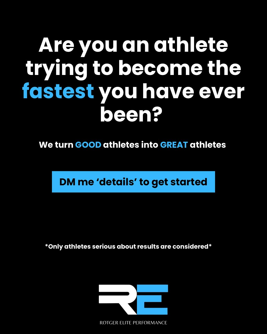 Jason Rotger Offers DM For Elite Performance Coaching