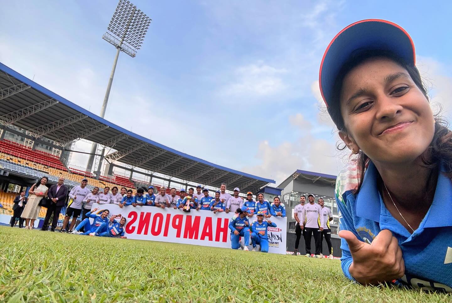 Jemimah Rodrigues Tri-Series Champions