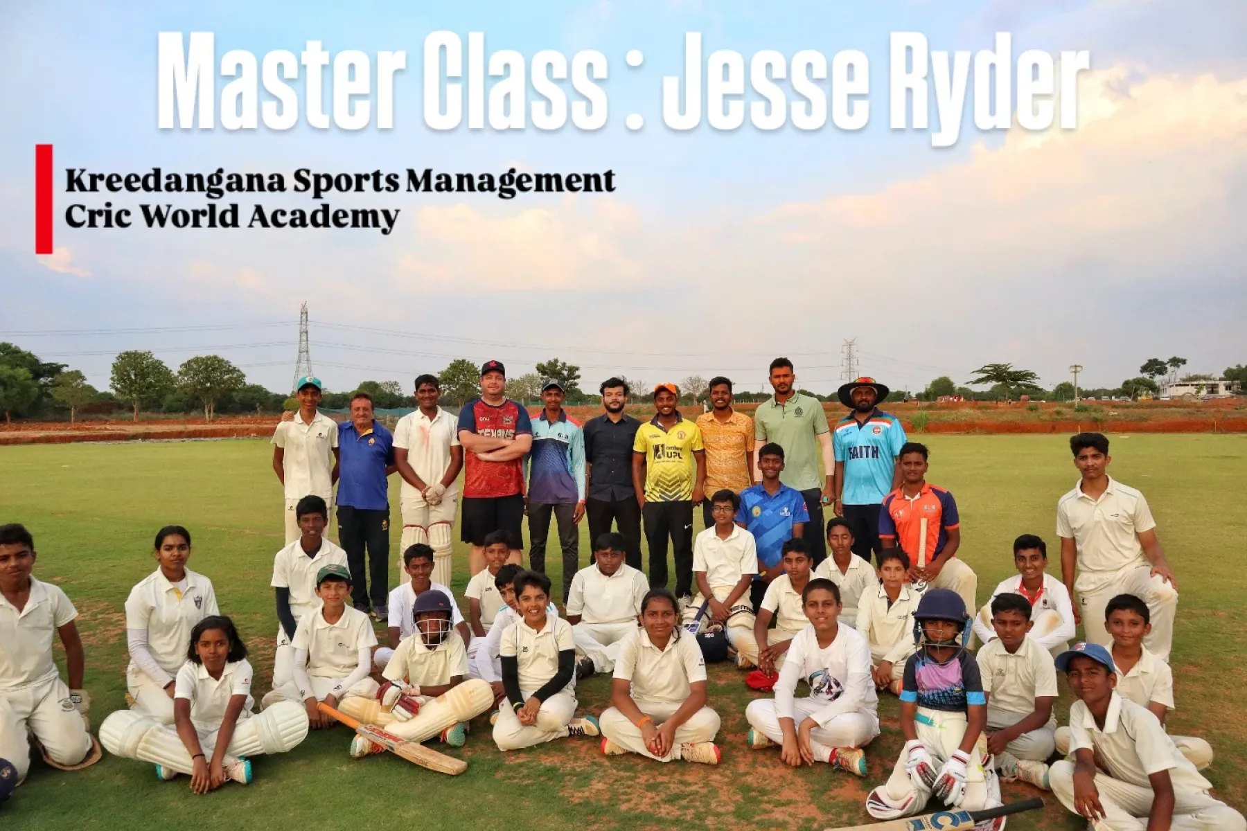 Jesse Ryder Sparks Kiwi Cricket Masterclass NZ cricket ace Jesse Ryder leads a masterclass at KSCA in Karnataka, inspiring future pros.
